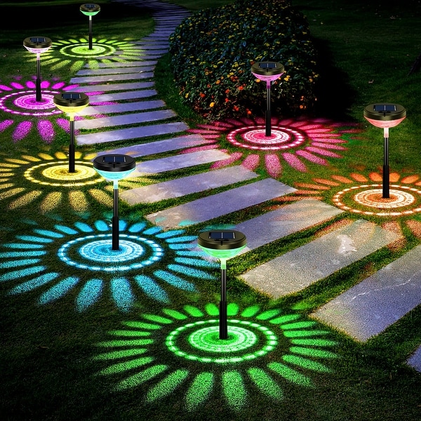 Solar power driveway lights top
